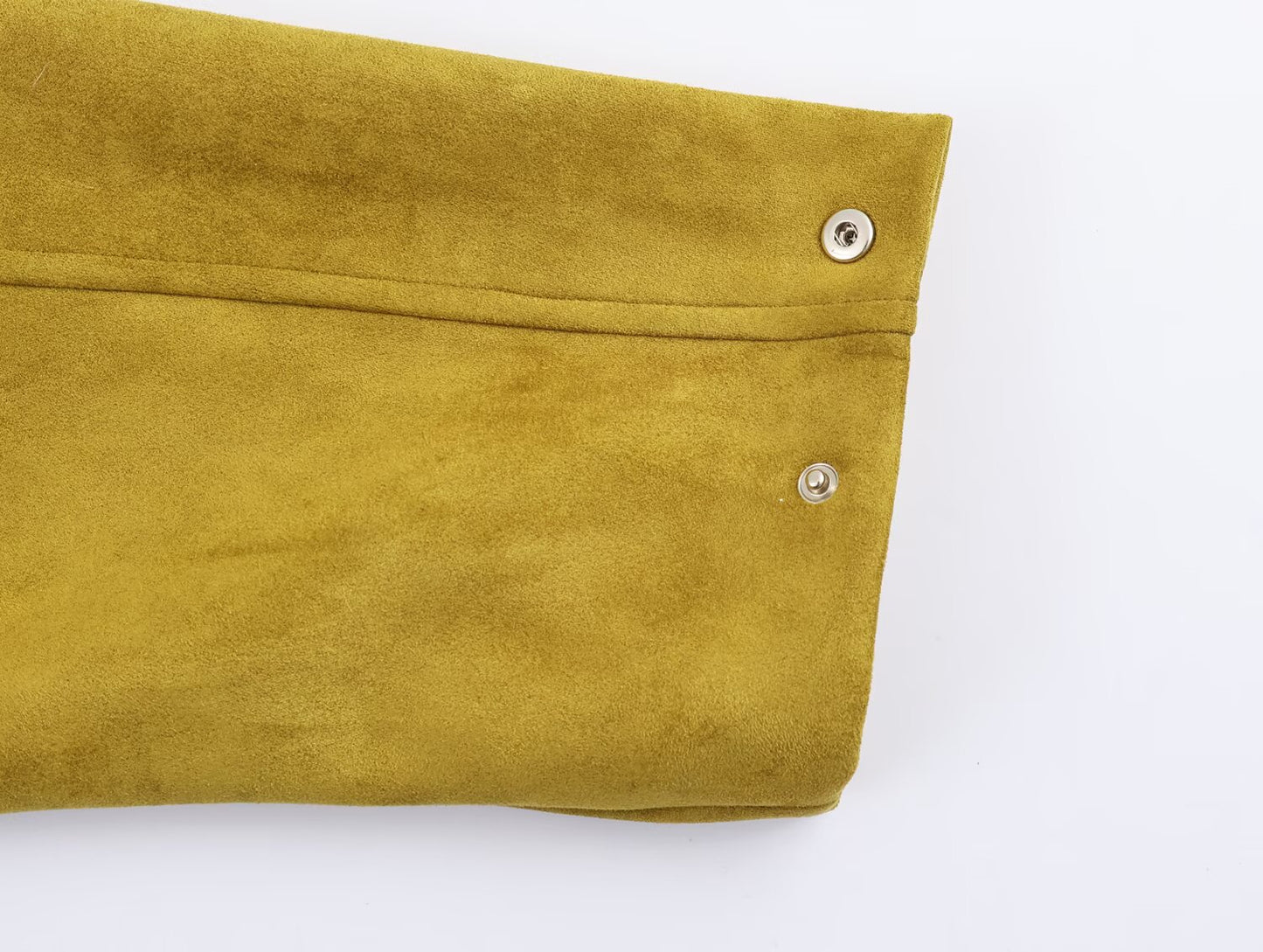 Fall All Matching Loose Casual Jacket Ginger Suede Polo Collar Jacket