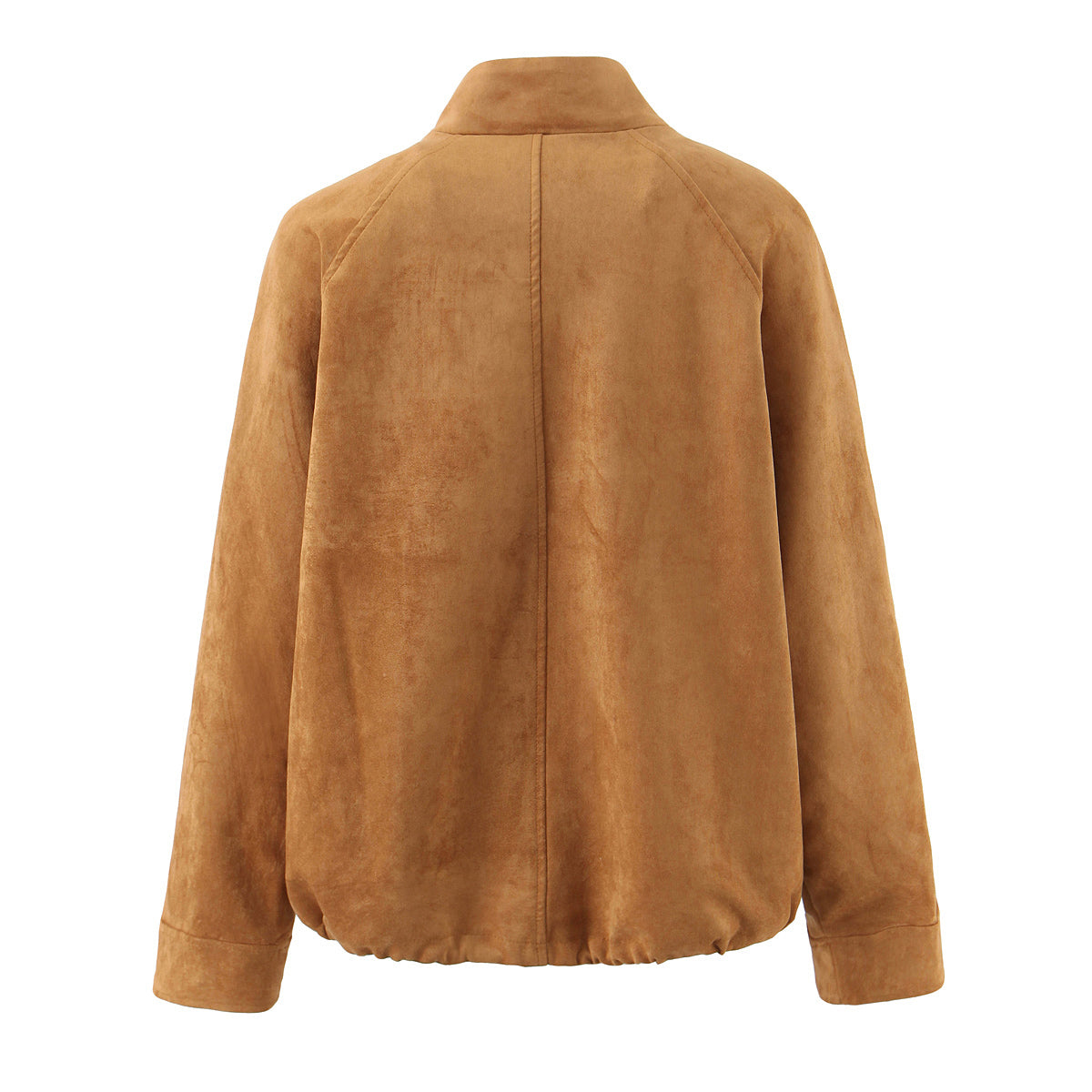 Autumn Retro Autumn Winter Warm Casual out Stand Collar Long Sleeve Jacket Women Coat