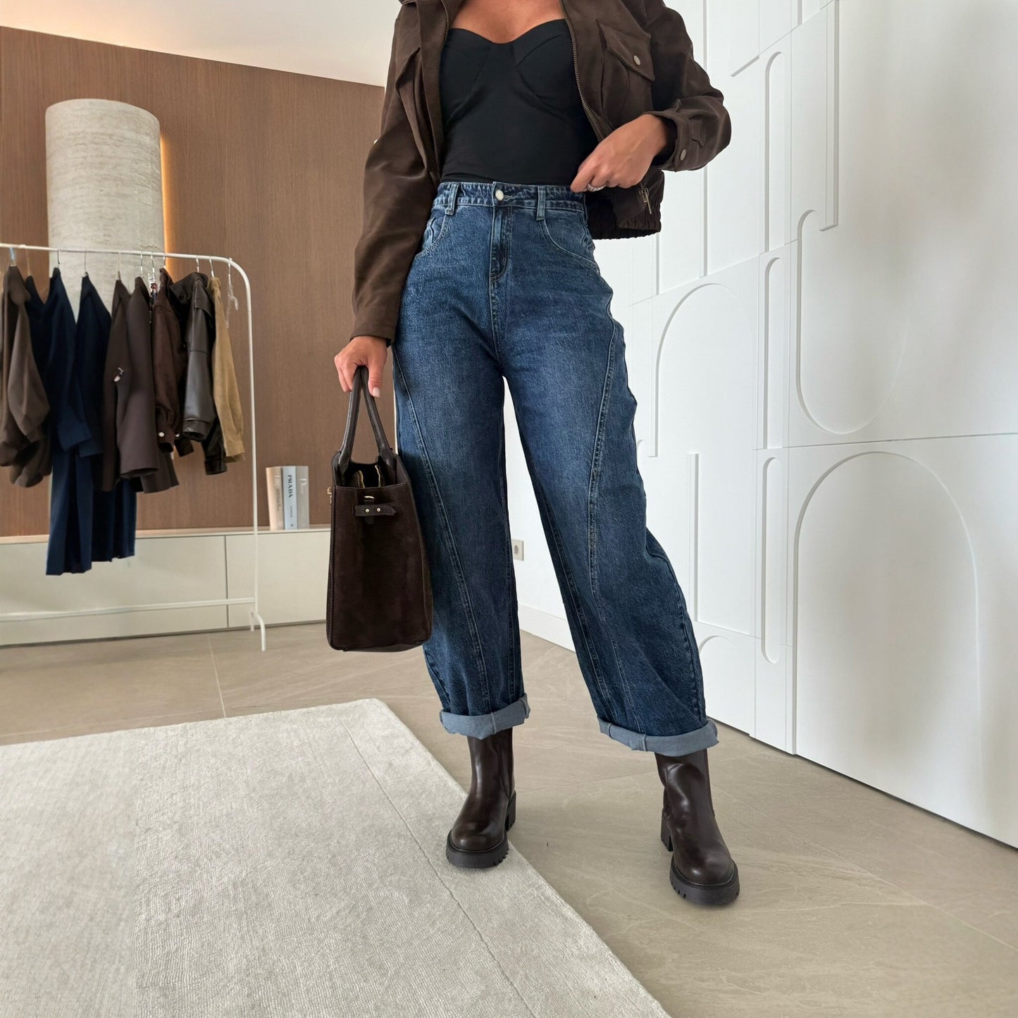 Autumn Street Hipster Casual Loose Women Jeans