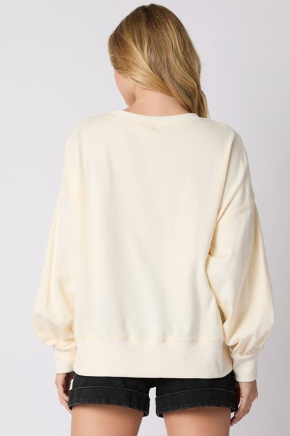 Autumn Winter Women Clothing Christmas Gingerbread Man Sequined Casual Sweatshirt Long Sleeved Top for Women