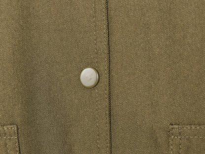 Women Autumn Stand Collar Large Pocket Women Jacket Coat