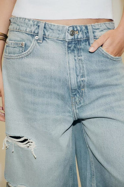 Autumn Minority All Match Casual Loose Retro Jeans