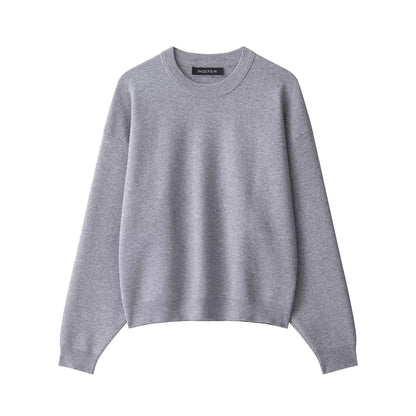 Women'Clothing Autumn Fashionable round Neck Rib Knitted Sweater