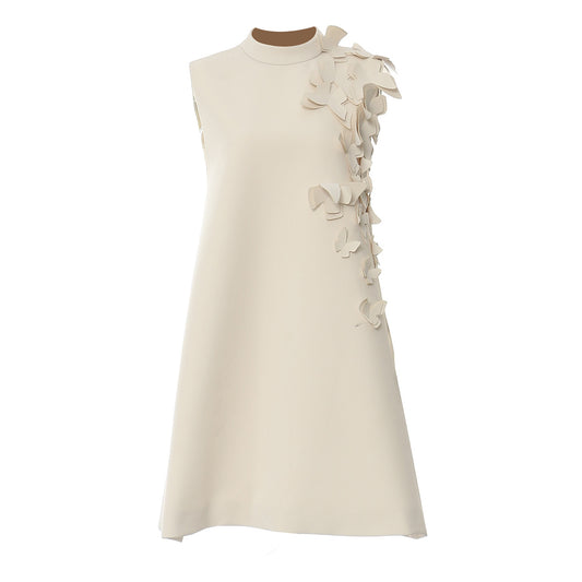 Autumn Winter Butterfly Shape Niche Irregular Asymmetric Evening Party Dress Dress Vest Dress Women