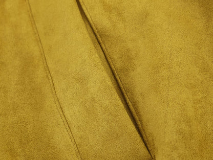 Fall All Matching Loose Casual Jacket Ginger Suede Polo Collar Jacket