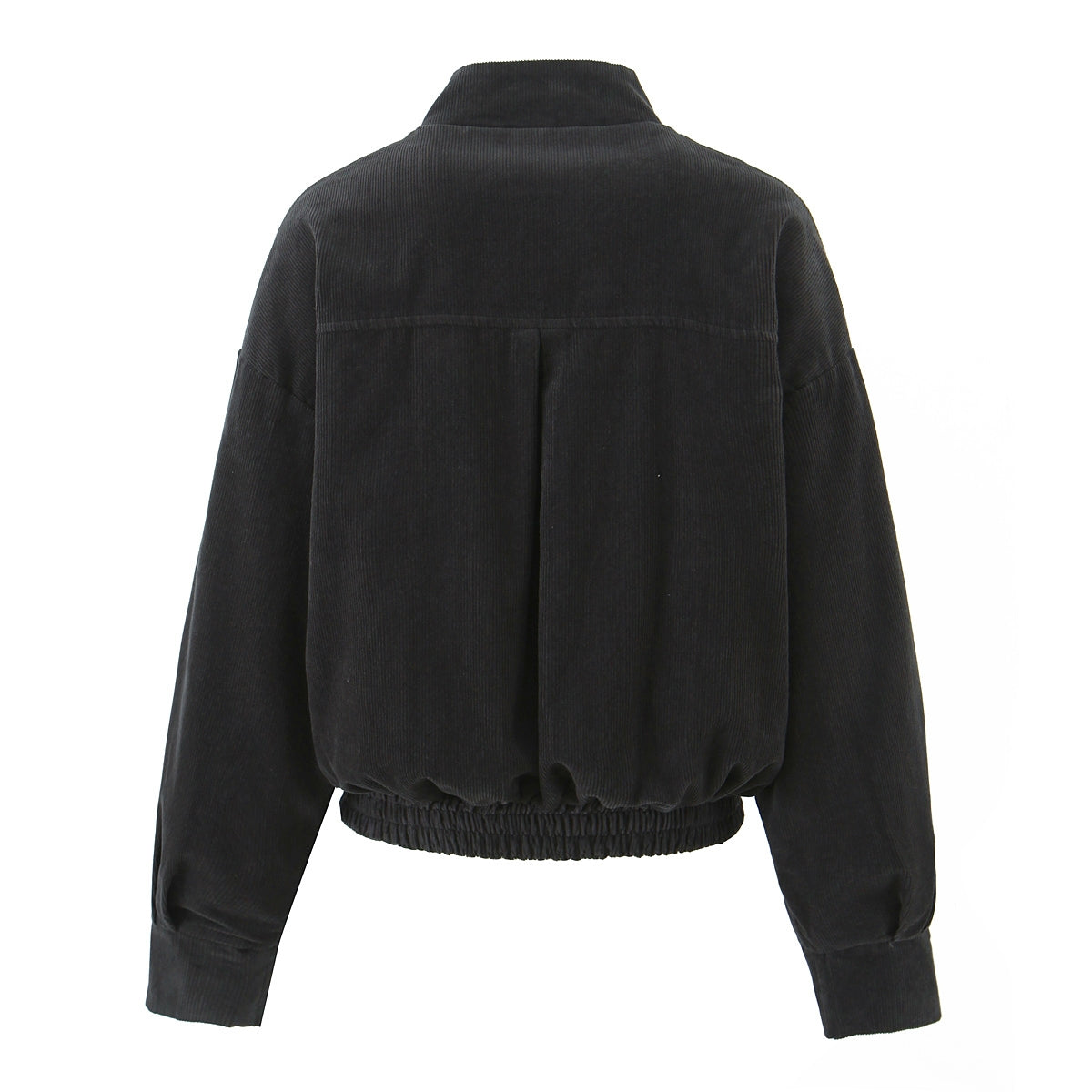 Women Fall Women Clothing Corduroy Zipper Jacket Varsity Jacket