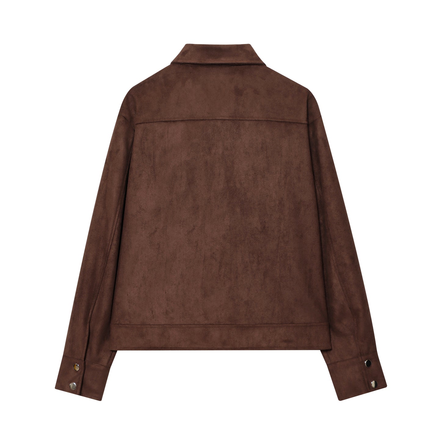 Women Clothing Suede Textured Jacket Jacket