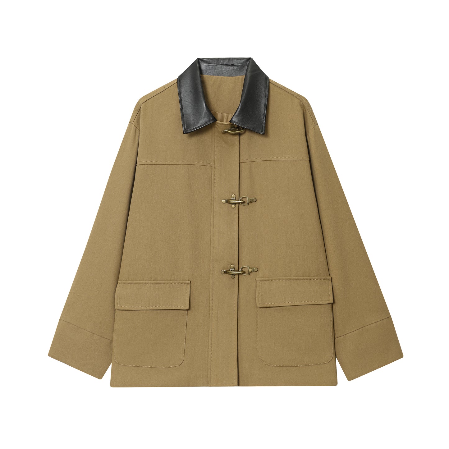 Women Clothes Casual Suede Fabric Jacket Coat