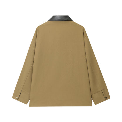 Women Clothes Casual Suede Fabric Jacket Coat