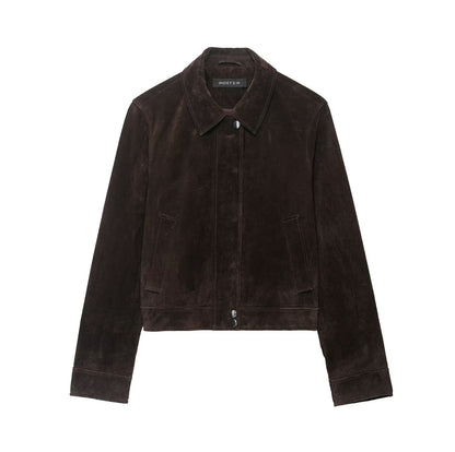 Women Clothing Fashionable Velvet Short Jacket