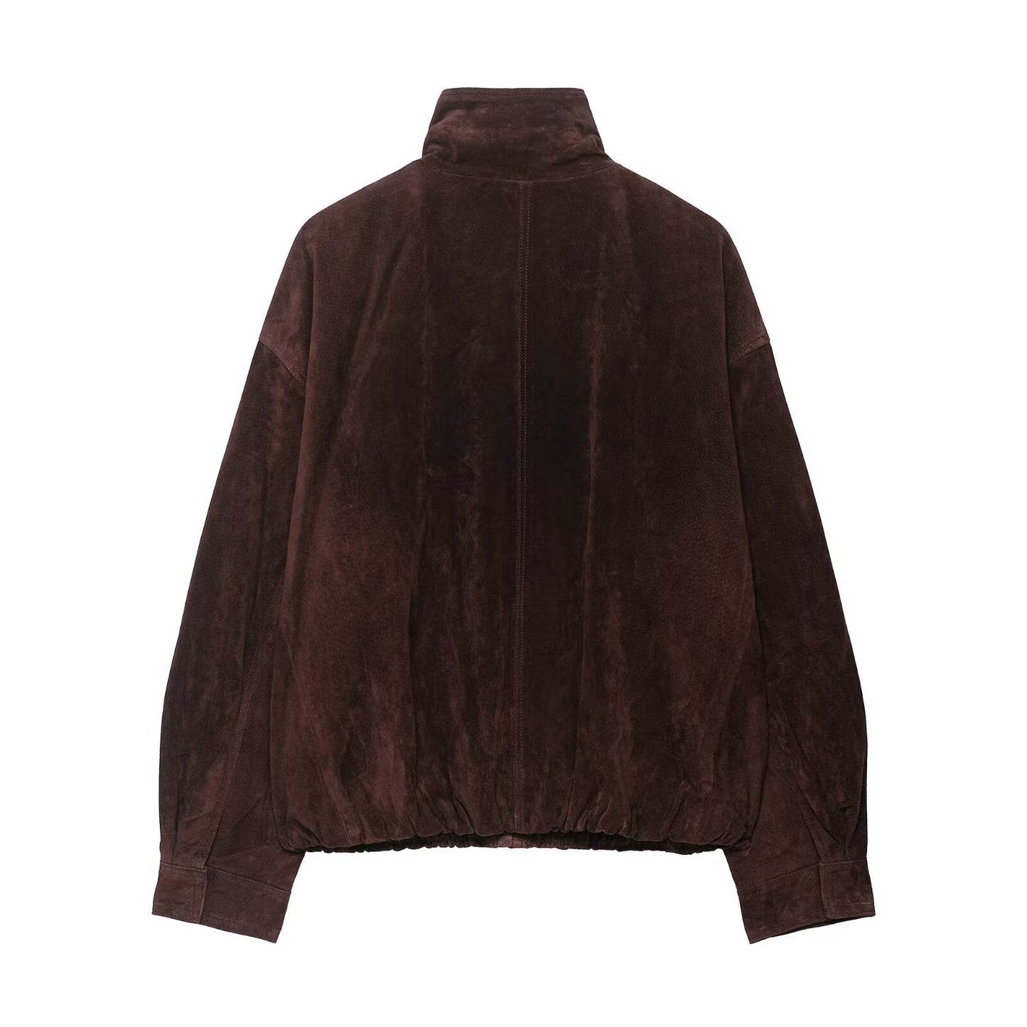 Women Clothing at Loose Suede Jacket