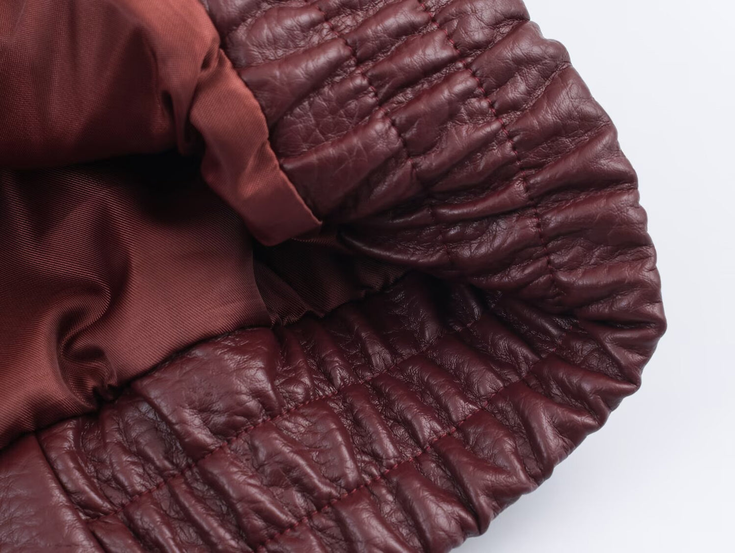 Women Elegant Long Sleeve Stand Collar Leather Jacket Coat