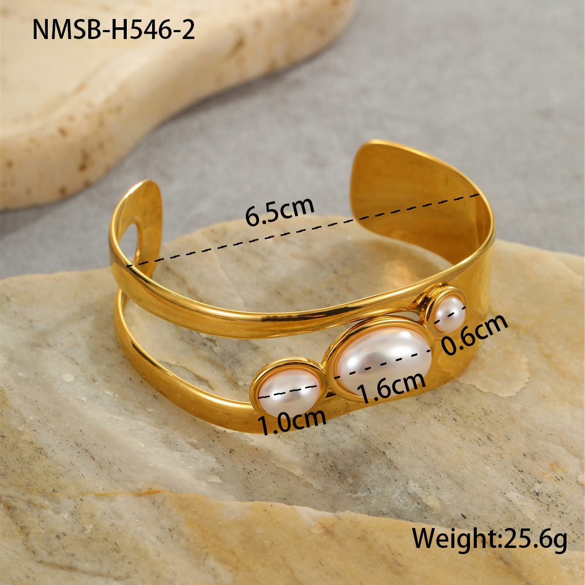 NMSB-H546-2 Pearl Bracelet