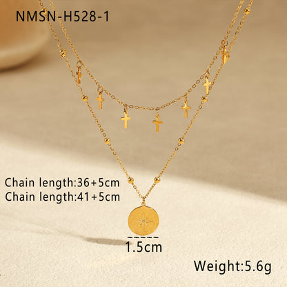 Gold Double-Layer Necklace