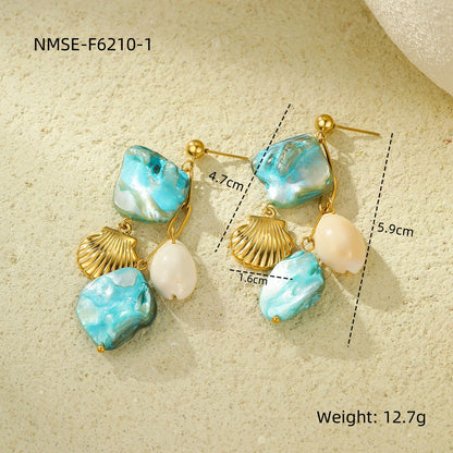 NMSE-F6210-1 Lanbeike Earrings
