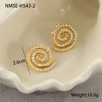 NMSE-H543-2 Gold Earrings