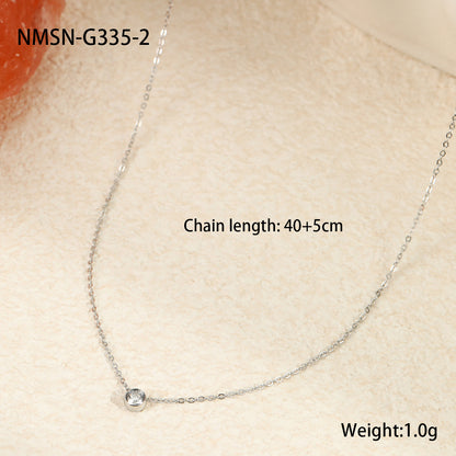 NMSN-G335-2 Steel Necklace