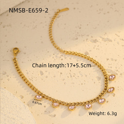 NMSB-E659-2 round Pink Zircon