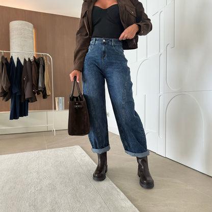 Autumn Street Hipster Casual Loose Women Jeans