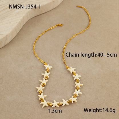 NMSN-J354-1 Starfish Necklace
