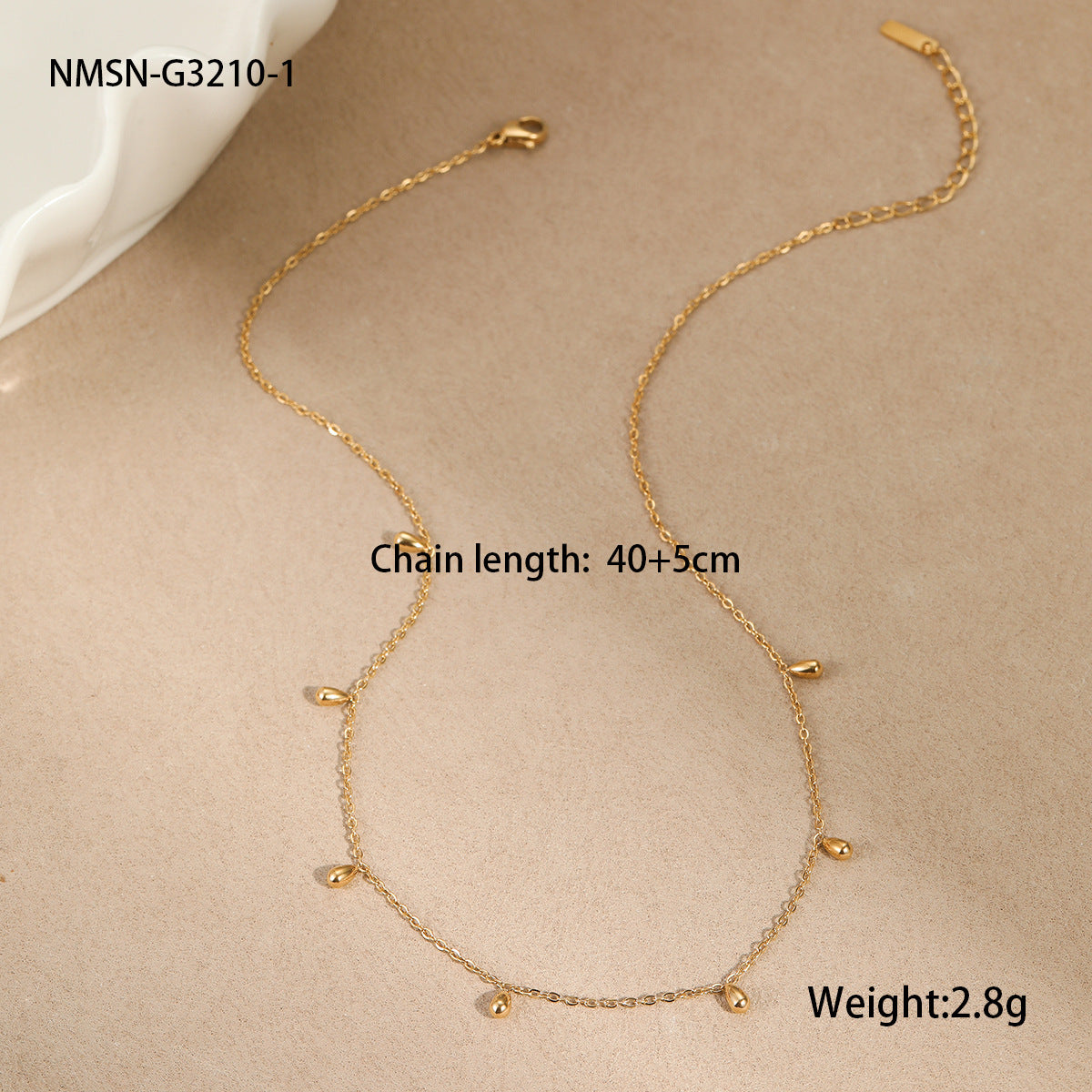 NMSN-G3210-1 Gold Necklace