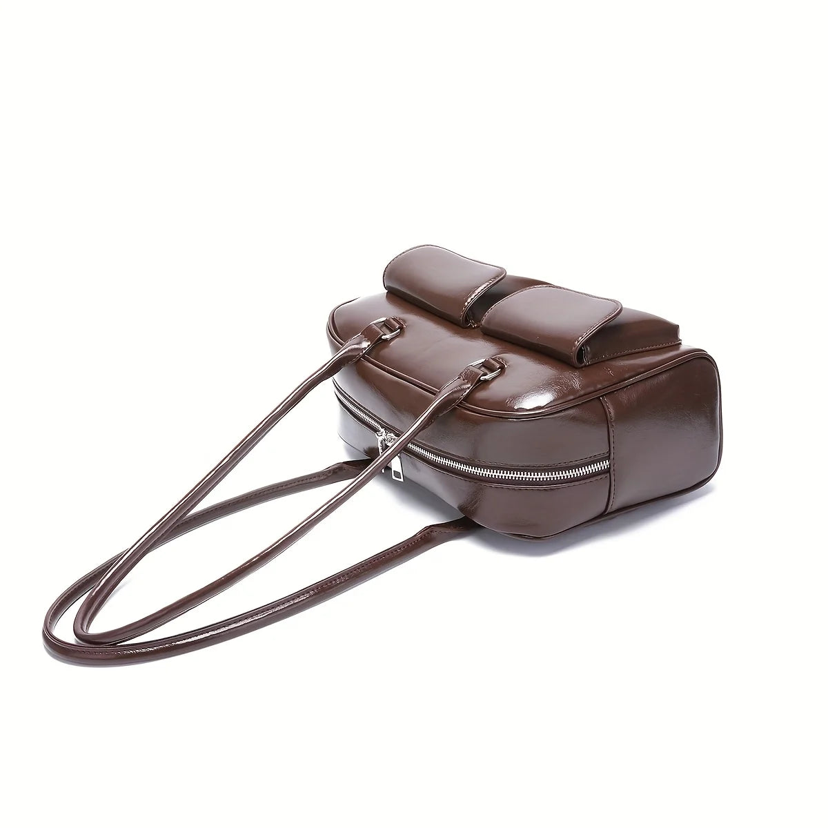 Fashion Armpit Bag, High- Value Versatile Handbag Niche Design Women Tote Shoulder Bag, Retro Pu Leather Purses and Handbags